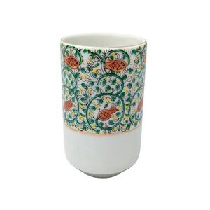 Vintage Kutani Crane Saki /Tea Cup 1926-1939 Made in Japan Gold rim Hand Painted